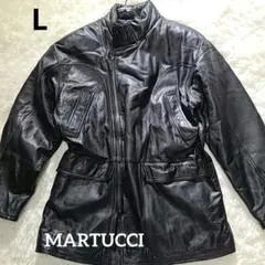 マルトゥッチ MARTUCCI レザージャケット L スタンドカラーフルジップ