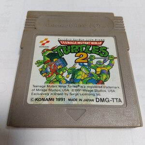 ★TEENAGE MUTANT NINJA★TURTLES２★ゲームボーイソフト★