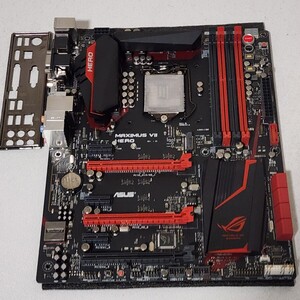 ASUS MAXIMUS VII HERO(Z97) IOパネル付属 LGA1150 ATXマザーボード 第4・5世代CPU対応 最新Bios 動作確認済 PCパーツ