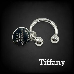 ティファニー tiffany&co. Tiffany キーリング リターントゥ ラウンド タグ 箱付き SV925 ヴィンテージ 刻印 アクセサリー シルバー 952