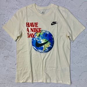 【格安送料】新品未使用 Lサイズ NIKE Tシャツ ナイキ HAVE A NIKE DAY 人気ロゴ カットソー スマイリースウッシュ コットン100% 正規品