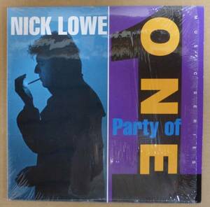 NICK LOWE「PARTY OF ONE」米ORIG[REPRISE]シュリンク美品