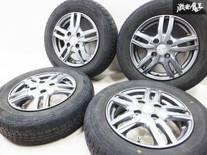 きれい!! Humanline ヒューマンライン 13インチ 4J +45 4穴 PCD100 スタッドレス 145/80R13 4本 ワゴンR アルト ラパン ムーヴ タント