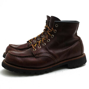 RED WING レッドウィング ワークブーツ 8146 RoughNeck ラフネック ブライアーオイルスリックレザー 牛革 ラグソール モックトゥ グッドイ