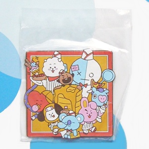 未使用品★BT21 一番くじ Diner ラバーコースター オール BTS KOYA RJ SHOOKY MANG CHIMMY TATA COOKY