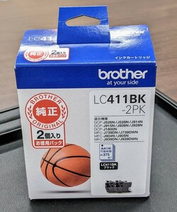 ブラザー Brother LC411BK-2PK インクカートリッジ 未使用品