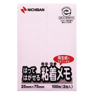 4987167046637 ポイントメモ　Ｆ－2Ｐ　桃 事務用品 ラベル・ふせん ふせん ニチバン F-2P