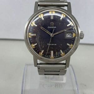 D201-H11-2331◎ OMEGA オメガ Geneve ジュネーブ デイト 腕時計 メンズ 自動巻き 稼働 約3.5cm/17.5cm