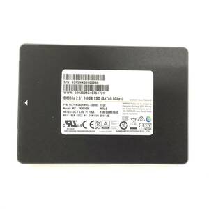 S61105156 SAMSUNG SATA 240GB 2.5インチ SSD 1点 使用時間:53604【中古動作品】