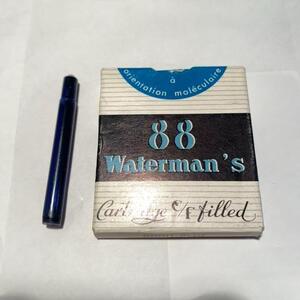 【廃番稀少品】■ ウォーターマン WATERMAN 万年筆 C/F D/G系 (CF) 専用カートリッジ 未使用品 1本■即日発送 領収書可 送料63円-