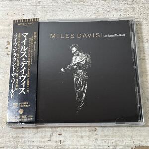 CD 帯付き / マイルス・デイビス Miles Davis / ライヴ・アラウンド・ザ・ワールド Live Around The World / WPCR-443 