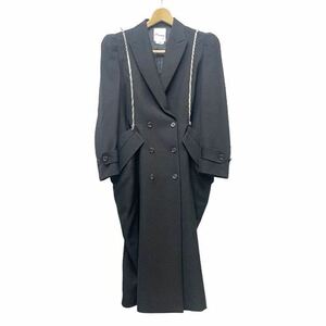 ノワールケイニノミヤ kei ninomiya 22AW 2WAY モヘア混 Wool Zip Coat 3J-C002 ジップ コート 黒 Black M 1019 レディース