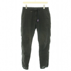 THE NORTH FACE PURPLE LABEL TROPICAL WEBBING BELT PANT スラックス ウール 30 M チャコールグレー NT5500N メンズ