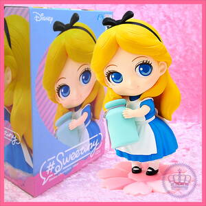 ディズニー Qposket #Sweetiny Disney Characters ★ Alice アリス 約10cm ★ A.ノーマルカラーver. ／ 1点 未開封品