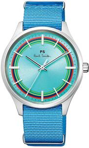 ☆新品未使用☆PS Paul Smith Watch ライトブルー 時計☆ライトブルー☆スポーツストライプ ☆5気圧防水☆BT2-815-92 ☆国内正規品