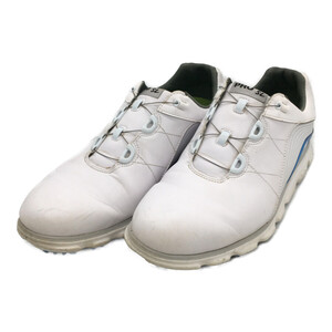 coco 中古 フットジョイ FootJoy ゴルフシューズ 27.5cm ホワイト メタリックブルー PRO/SL BOA スパイクレス [53291J] K4392