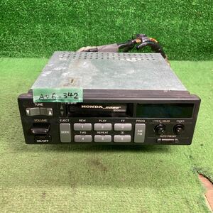 AV6-342 激安 カーステレオ HONDA BOSE 39100-SM2-J100-M1 CM3928C B10323328 FM/AM カセット テープデッキ 通電未確認 ジャンク