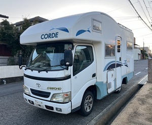 【無事故・車検残り】トヨタ カムロード キャンピングカー バンテック社 CORDE ガソリン 1.99L AT 下回りキレイ！購入日に乗って帰れます♪