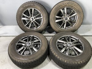 8分山程(WW6J061)NIRVANA 15x6J 5穴 114.3 + TOYO Winter TRANPATH TX 195/65R15 91Q 2021年 スタッドレス 冬タイヤ 送料無料