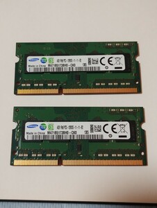 中古SAMSUNG SO-DIMM　4G メモリー