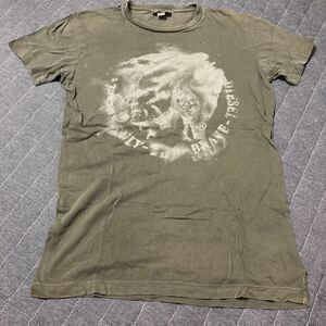 ☆送料無料☆used☆中古品☆ディーゼル☆DIESEL☆Tシャツ☆半袖Sサイズ☆カットソー☆春夏☆メンズ☆他にも多数格安出品中☆