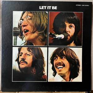 盤良好 ビートルズ The Beatles レット・イット・ビー Let It Be LP 日本盤 EAS80561