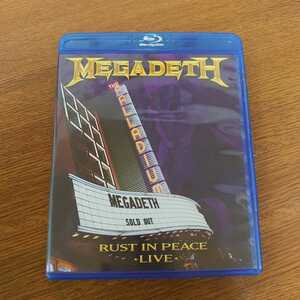 【Blu-ray】MEGADETH RUST IN PEACE LIVE メガデス 20thアニバーサリー ブルーレイ