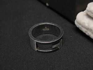 1円 GUCCI グッチ ブランデッドG SV925 指輪 リング アクセサリー 表記サイズ14(約13号) メンズ レディースシルバー系 FD0994