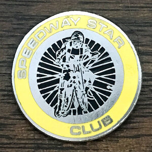 スピードウェイ スター クラブ ピンバッジ イエロー SPEEDWAY STAR CLUB Pin Yellow レース Race