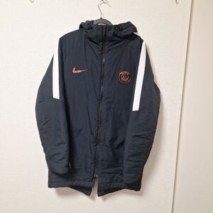 パリサンジェルマン　NIKE　ダウン　ベンチコート　サッカー　PSG　ナイキ　Lサイズ 黒 正規品 美品