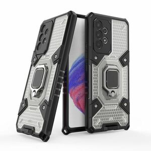 A在庫処分 透明 Galaxy A53 指リング付き ケース 衝撃吸収 カバー ギャラクシー SC-53C SCG15 超頑丈 保護 丈夫 米軍 耐衝撃 スタンド機能