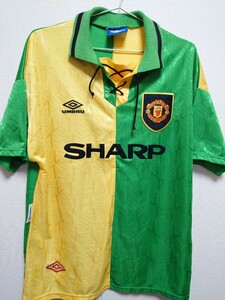 正規品　UMBRO 1992〜1994 マンチェスターユナイテッド 3rd Manchester united ユニフォーム