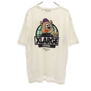 エクストララージ バックプリント 半袖 Tシャツ XL ホワイト XLARGE メンズ