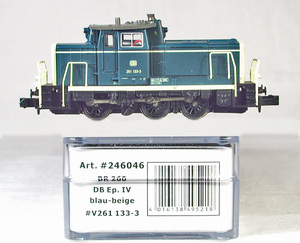 CONRAD（HOBBYTRAIN）#246046 ＤＢ（旧西ドイツ国鉄） ＢＲ２６０ディーゼル機関車 （タルキス塗装）