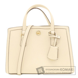 Michael Kors マイケルコース ロゴ 2WAY トートバッグ レザー レディース 中古