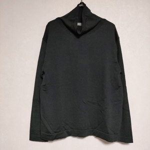 4-1127T∞MARGARET HOWELL 579-326005 WASHABLE EXTRA FINE MERINO タートルネック ニット 23AW ブラック マーガレットハウエル 249837