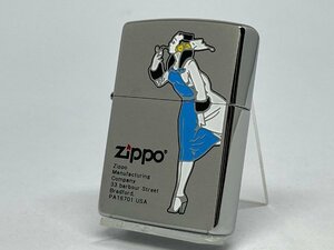 送料無料 ZIPPO[ジッポー] WINDY DESIGN /ウインディーデザイン ブルー 200-WINDYBL