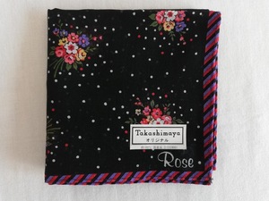 【正規品】Takashimaya オリジナル Rose ハンカチ dyh-9178