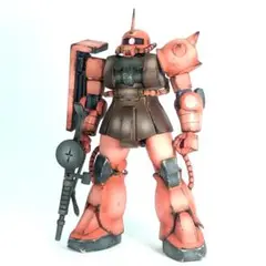 【HGUC】MS-06Sシャア専用ザク　マシンガン　ガンプラ　ジャンク　組立済み