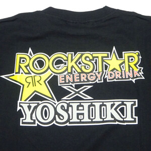 ★レア!!新品♪X JAPAN YOSHIKI ROCKST☆R★TシャツM/エックスジャパンヨシキロックスターSUPER GTグッズフォーミュラNSX童夢