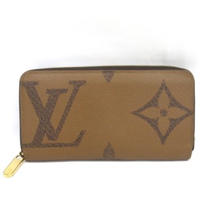 KR71581 ルイ・ヴィトン 長財布 リバース ジッピーウォレット モノグラムジャイアント M69353 ブラウン系 LOUIS VUITTON 中古