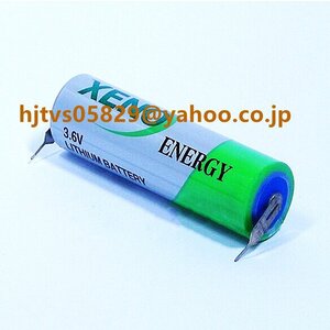 新品 XENO XLP-060F AA 3.6V バッテリー 交換用 リチウムイオン電池 ER14505 AA 3.6V 2400mAh チオニル塩化物電池 はんだ付けラグ