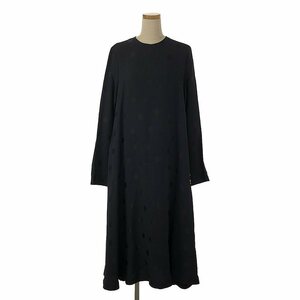 【美品】 RAF SIMONS / ラフシモンズ | 2021AW | LONG SLEEVE DRESS WITH PRINTED POCKET HOLES ドット ポケットプリント ワンピース