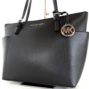 1円〜【 新品未使用 】 マイケルコース MICHAEL KORS トートバッグ ハンドバッグ レザー ブラック ビジネスバッグ レディース メンズ