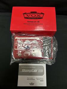 ○未使用 VOX STOMPLAB IIB Modeling Bass Guitar Effect Processor ベース用 