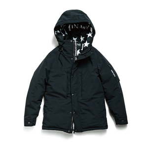 ￥97,200　uniform experiment HOODED DOWN BLOUSON/SOPHNET. ソフネットBLACKサイズ黒M