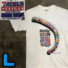 T3363 TRENCH プリントTシャツ 90s USA製　オーバーサイズ