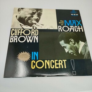 即決　送料込み　LP　Max Roach & Clifford Brown (クリフォード・ブラウン/マックス・ローチ)　In Concert!　イン・コンサート レコード