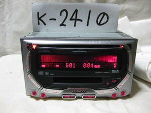 K-2410　KENWOOD　ケンウッド　DPX-05MD　MDLP　2Dサイズ　CD&MDデッキ　故障品