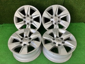 大阪1215TK1♪ TOYOTA トヨタ純正ホイール 17ｘ7.5J 6H/139.7 17インチ 4本セット ランクル 150系プラド ハイラックス 売切り 直接引取歓迎